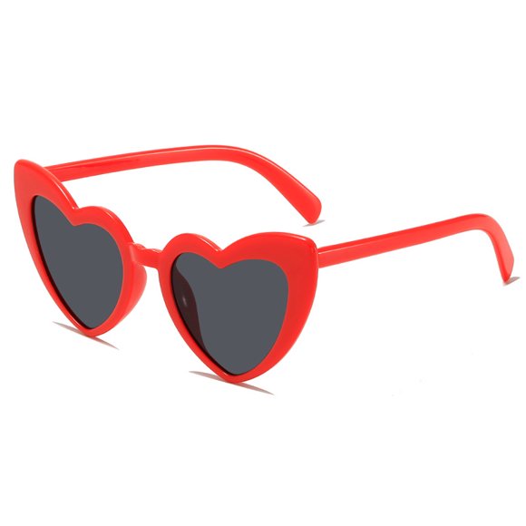 Heart-shaped sunglasses for parties, stylish men's and women's sunglasses