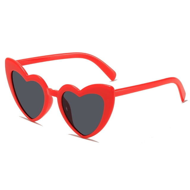 Heart-shaped sunglasses for parties, stylish men's and women's sunglasses