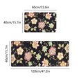 thumbnail image 2 of Kezqiaxn Fall Kitchen Rugs Set of 2, Antis Fatigue Cushioned Comfort Standing Desk Mat Kitchen Rugs Non Slip Washable Floor Mats Thanksgiving Home Decorations 47.24x15.75In and 23.62x15.75In Black, 2 of 6