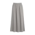 thumbnail image 6 of Summer Womens Skirts Linen High Waisted A-Line Maxi Skirt with Side Pockets for Work, 6 of 6