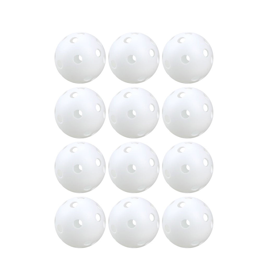 Hole Ball Poly Plastic Baseball Practice Training for Hitting Batting Bay