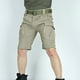 thumbnail image 5 of pstuiky Pantalones cortos deportivos para hombre, Pantalones cortos cargo cómodos con cintura elástica y bolsillos a la moda para hombre, de verano, informales, lisos, 5 of 9