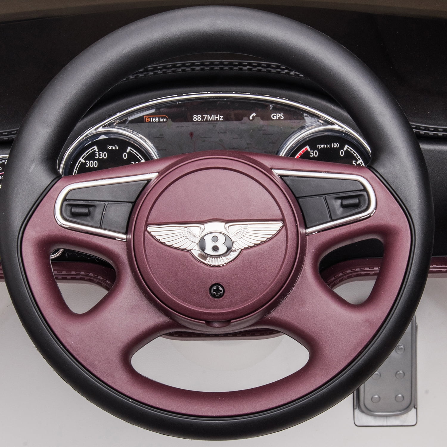 CIPACHO 12 V Electric Kid Ride On Car, Bentley Mulsanne Licensed Cars for Kids, Powered 4 Wheels Motorized Vehicles Children Toys, 2 Speeds, White CIPACHO 12 V Electric Kid Ride On Car, Bentley Mulsanne Licensed Cars for Kids, Powered 4 Wheels Motorized Vehicles Children Toys, 2 Speeds, White
