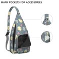 thumbnail image 3 of Astronomy Sling Backpack - Detailed Solar System Design Shoulder Bag, Compact Pack for Essential Carry & Daily Use, 3 of 4