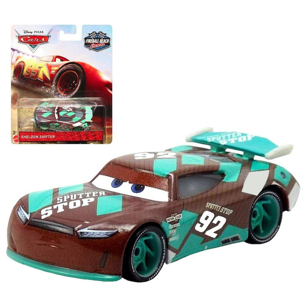 Sheldon Shifter Fireball Beach Racer Disney Cars 3 Diecast 155 Scale, Car is Approximately 3