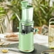 thumbnail image 4 of Exprimidor de masticación lenta Extractor de jugo eléctrico suministros de cocina reutilizables verdes, 4 of 9