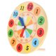 thumbnail image 1 of Reloj de Enseñanza Escolar Aprendizaje Niños Juguete Educativo Decoración Automóvil Escritorio Habitación Baoblaze Juguete de madera para niños, 1 of 8