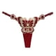 thumbnail image 5 of Tanga con elemento de mariposa para mujer, sexy, con perspectiva caliente, bordado, cintura baja ajustable, lencería seductora para mujer, 5 of 6