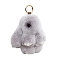 thumbnail image 3 of Lubelski Bunny Keychain Super Soft Faux Plush Lovely Rabbit Doll Plushies Backpack Decor Colored Stuffed Rabbit Pendant Children Doll Toy Birthday Gift, 3 of 8