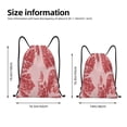 thumbnail image 2 of Fotbe Red Meat Bolsa Mochila con Cordón Estampada, Bolsa de Gimnasio Deportiva, Bolsa Cinch, Bolsa con Cordón para Hombres y Mujeres-Medium, 2 of 6