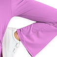 thumbnail image 4 of Girls Outerwear Leggings Yoga Pants High Waisted Wide Leg Fitness And Dance Pants 7-8 Years,Purple Caqnni, 4 of 5
