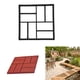 thumbnail image 1 of Xihbxyly Molde para Adoquines de Hormigón, Diseño Reutilizable de Piedra de Cemento para Bricolaje, Fácil de Usar, para Crear Caminos de Jardín, Decoración Exterior, Resina Pp Duradera, Tamaño 40 X 4, 1 of 2
