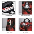 thumbnail image 3 of Xecao Red And Black Abstract Skull print Backpack For women men Aesthetic Lightweight Travel Daypack Simple Cute Backpack For Bookbag, 3 of 5