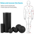 thumbnail image 4 of 5 Pcs Foam Roller Fitness Kit In Foam Massage And Muscle Relaxation For Yoga Pilates, 4 of 11