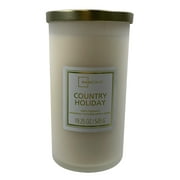 Mainstays Country Holiday Frosted Glass Single-Wick Candle, 19 oz.