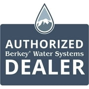 Big Berkey® Gravity-Fed Water Filter with 2 Black Berkey® Purification Elements and Rubberized Non-Skid Feet Wire Stand Accessory