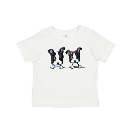 

Inktastic Boston Terriers (Dark Apparel) Gift Toddler Boy or Toddler Girl T-Shirt
