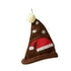 thumbnail image 5 of Mini gorro navideño tejido a la moda con decoración navideña colgante gorro cómodo de invierno para Café de color intenso, 5 of 9