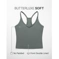 thumbnail image 3 of CRZ YOGA Butterluxe Soft V Neck Tank Tops for Women Yoga Casual Camisole Racerback Tight Sleeveless Shirt, 3 of 6