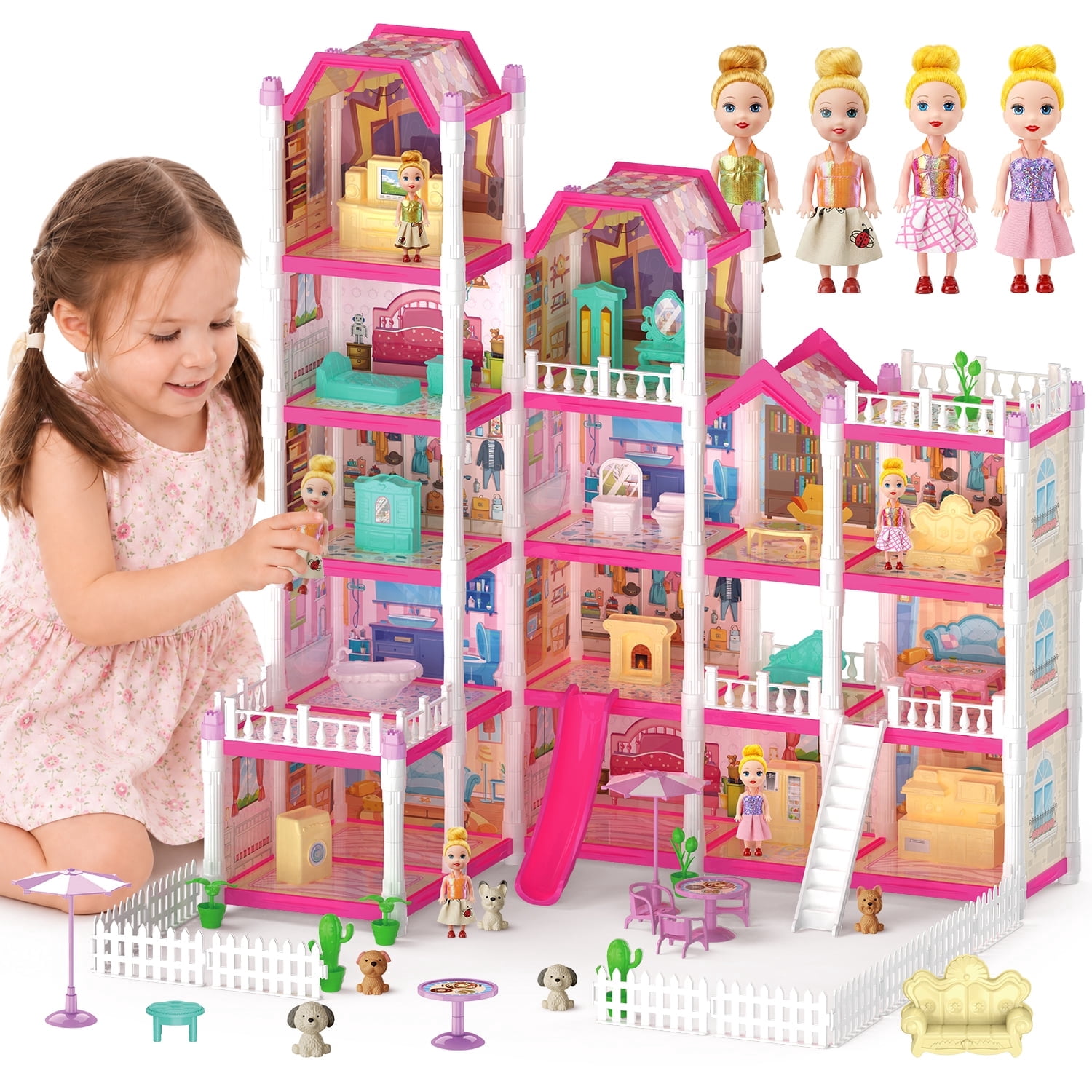 amazon american plastic toys dollhouse