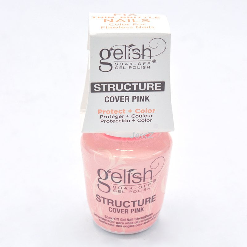 Gelish Hand & Nail Harmony Brush-on Structure Gel, Cover Pink, 0.5 oz