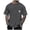 Dark Gray, variant on Men's Half Sleeve Oversized T Shirt Letter Print Round Neck Short Sleeve,S