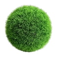 thumbnail image 1 of Bola de topiario artificial de color verde oscuro, adorno para porche, decoración de primavera y verano. 13 cm, 1 of 9