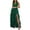 Green, variant on RYRJJ Tiered Tulle Prom Dress for Women Elegant Evening Maxi Dresses Halter V-Neck Formal Party Ball Gowns with Slit(Black,S)