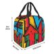 thumbnail image 3 of Easygdp Colorful Arrow Graffiti Pattern Bolsa Térmica Premium - Tela Oxford Impermeable, Gran Capacidad, Bolsillo Frontal, Unisex para Trabajo, Escuela, Actividades al Aire Libre y Picnics, 3 of 8