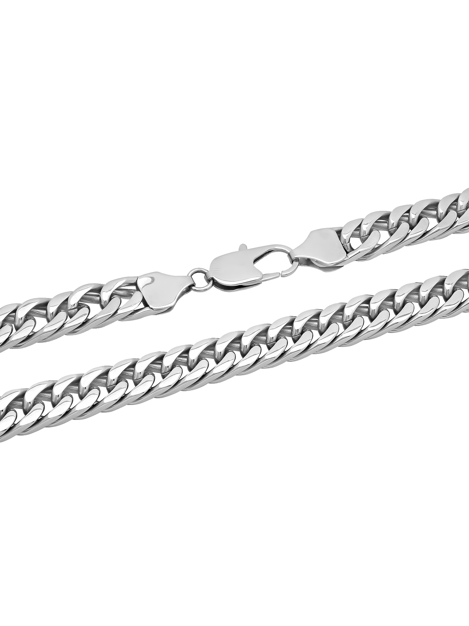 Brilliance Men's Stainless Steel Curb Chain Necklace photo 2