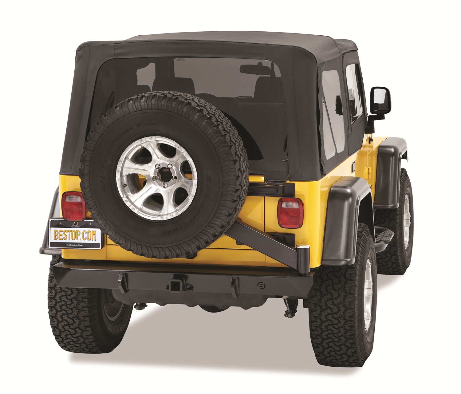 Bestop HighRock 4x4 Rear Bumper with Tire Carrier