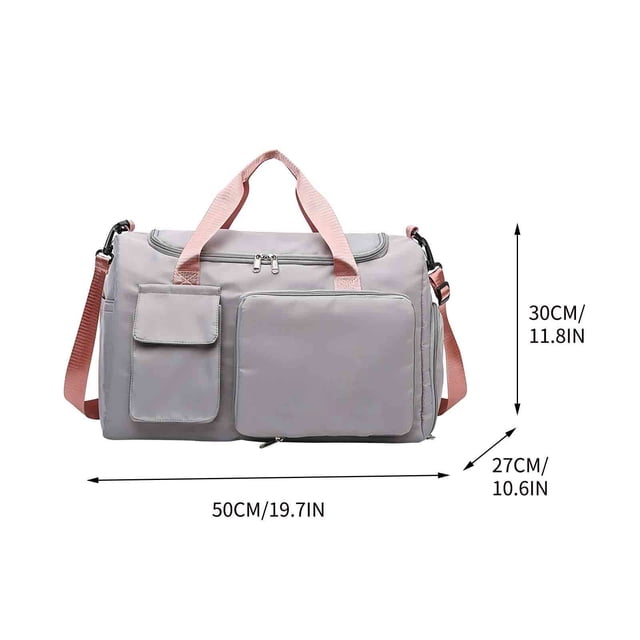 Yhmxh Organizadores y almacenamiento Nuevo bolso bandolera de tela con gran capacidad y múltiples compartimentos. Almacenamiento de ducha almacenamiento de cocina Almacenamiento de juguetes