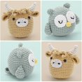 thumbnail image 2 of Kit de ganchillo CrochetBox Highland Cow and Owl para principiantes, 2 of 7
