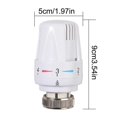 thumbnail image 2 of Thermostatic Radiator Valve Pneumatic Temperature Control Valves Remote Controller Radiator Head For Heating System Valve-Tool, 2 of 5