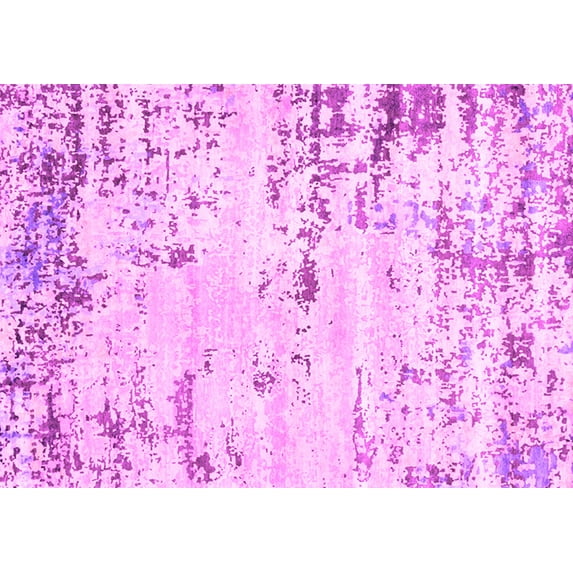 Ahgly Company Indoor Rectangle Oriental Pink Industrial Area Rugs, 2' x 3'