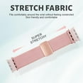 thumbnail image 4 of Magnetic Stretchy Solo Loop Compatible with Apple Watch Bands 40mm 41mm 45mm 44mm Ultra/2 49mm 38mm 42mm Women Men,Elastic Soft Nylon Sport Wristband Strap for iWatch Series 9 8 7 6 5 4 3 2 1,SE/2nd, 4 of 7