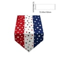 thumbnail image 3 of Cififendec Independence Day Check Plaid Table Runner, 72"×13", Patriotic Red White Blue Outdoor Home Decor for Backyard Patio & Farmhouse Indoor Tabletop Decor, 3 of 5