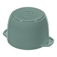 thumbnail image 4 of STAUB La Cocotte 1.75 L Cast Iron Round Rice Cocotte, Eucalyptus, 4 of 5
