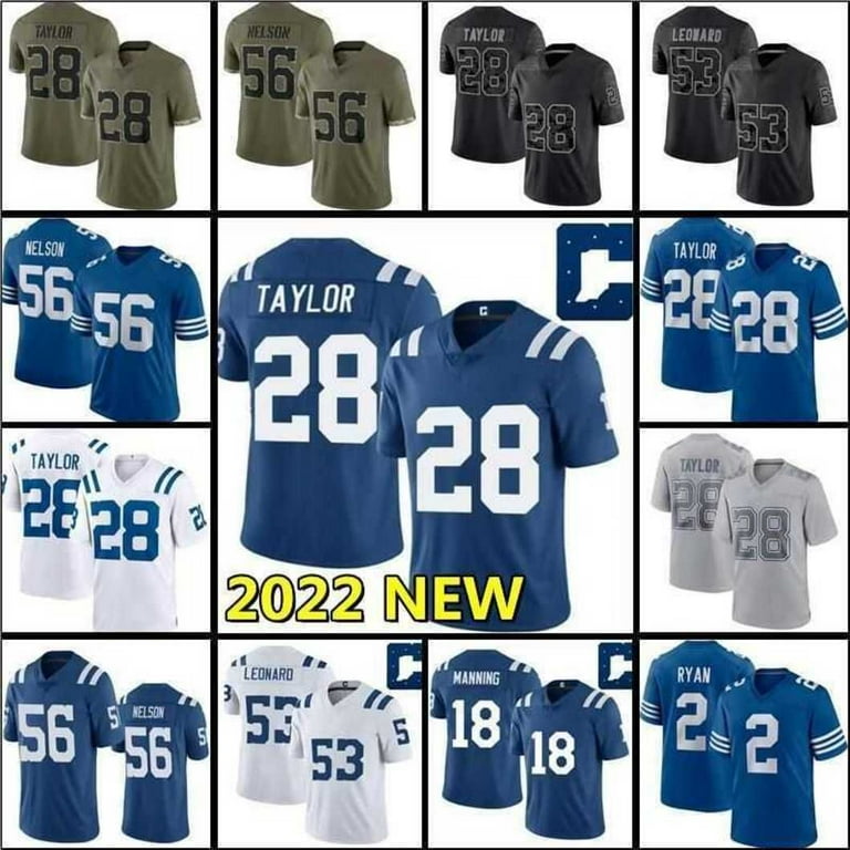 NFL_Jerseys Jersey Indianapolis''Colts''Men #28 Jonathan Taylor 56