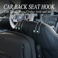 thumbnail image 5 of OTOSTAR Auto Hooks Bling Car Hangers Organizer Seat Headrest Hooks Strong and Durable Backseat Hanger Storage Universal for SUV Truck Vehicle 2 Pack (Sky Blue), 5 of 8