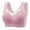 Pink, variant on Timegard Bras for Women Wireless Lace Mesh Full Coverage Comfort Bralette Back Smoothing Sleep Bra