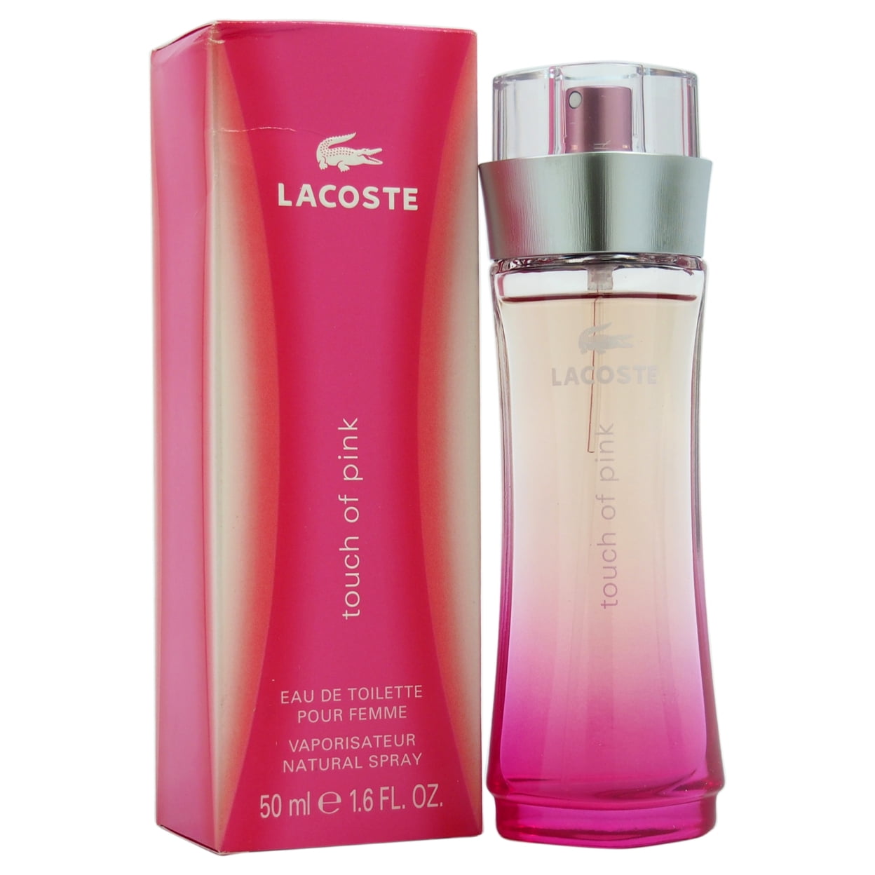 Lacoste Touch Of Pink Eau de Toilette, Perfume for Women, 1.6 Oz