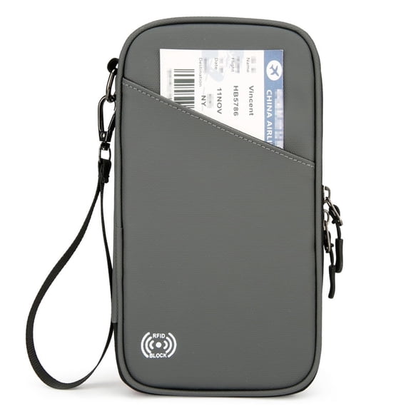 TRINKA Travel Passport Wallet, RFID Blocking Waterproof Document Holder, Family Travel Card Bag