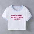 thumbnail image 4 of Women's T-Shirts Slim Fit Summer Top Graphic Crop Tee for Everyday Casual Wear, 4 of 7