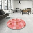thumbnail image 3 of Ahgly Company Indoor Rectangle Patterned Light Salmon Pink Area Rugs, 7' x 10', 3 of 6