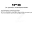 thumbnail image 2 of Genius Front Rear Coated Disc Brake Rotors Kit for Car Land Rover Range Sport Discovery KG-101269, 2 of 9