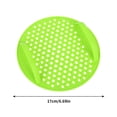 thumbnail image 2 of Green Fryer Silicone Mat Air Fryer Liner Reusable Non-Stick Pad With Heat Resistance, Easy Cleaning And Food Grade Silicone For Baking, Roasting And Cooking, 6.7X6.7In, 2 of 7