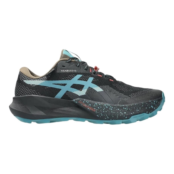 TENIS ASICS HOMBRE TRABUCO 14 GORETEX NEGRO AZUL TRAIL RUNNING negro 255