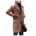 thumbnail image 5 of YDOJG Mens Hoodies Men'S New Winter Style Fashion Pure Hat And Wool Overcoat Comfortable Warm Coat, 5 of 9