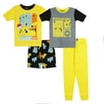 thumbnail image 1 of Pokemon Pikachu and Starters 4-Piece youth Pajama Set-Size 4, 1 of 2